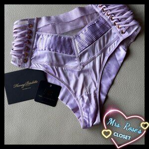 *RARE COLLECTOR ITEM* Honey Birdette Jerry Icy Violet Panty, Size Medium